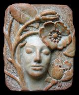Cast stone plaque