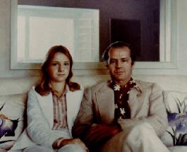 Jack Nicholson portrait with daughter Jennifer